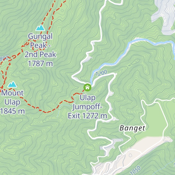 Map of Ulap Jumpoff-Exit