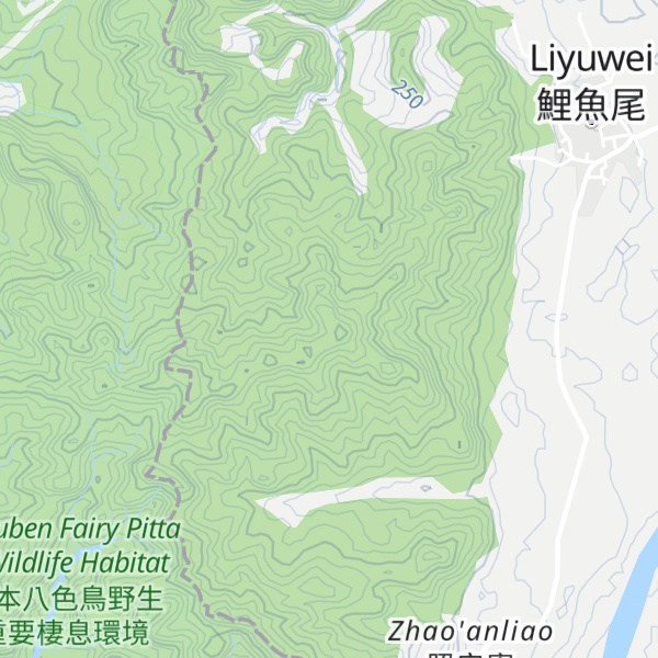 Map of Liyuweishan