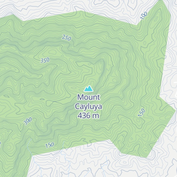 Map of Mount Cayluya