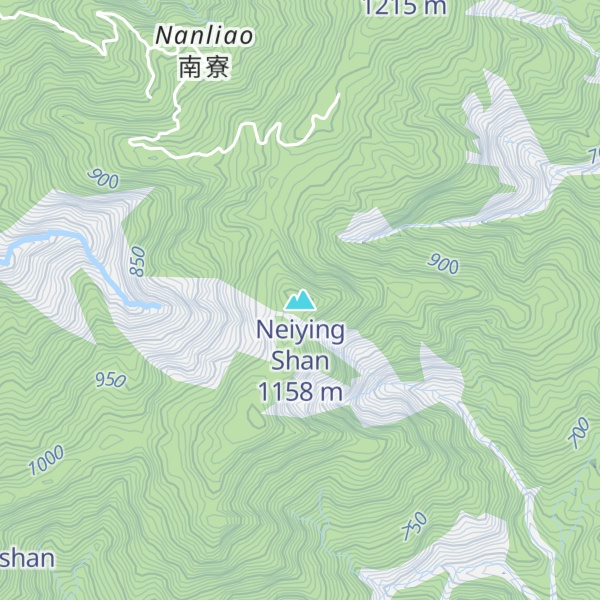 Map of Neiying Shan