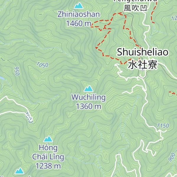 Map of Wuchiling