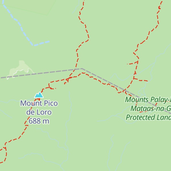 Map of Mount Palay Palay