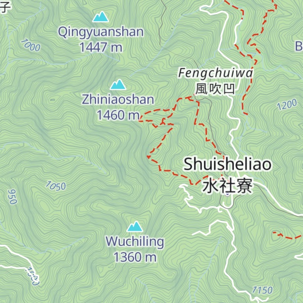 Map of Sitianwangshan