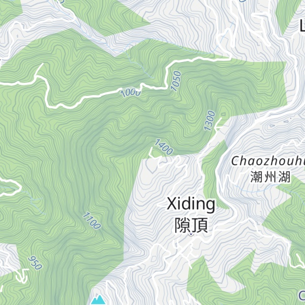 Map of Xidingshan
