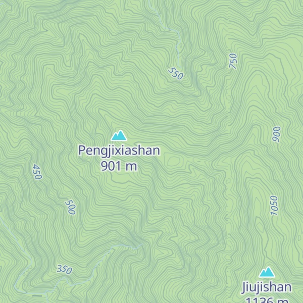 Map of Pengjishan