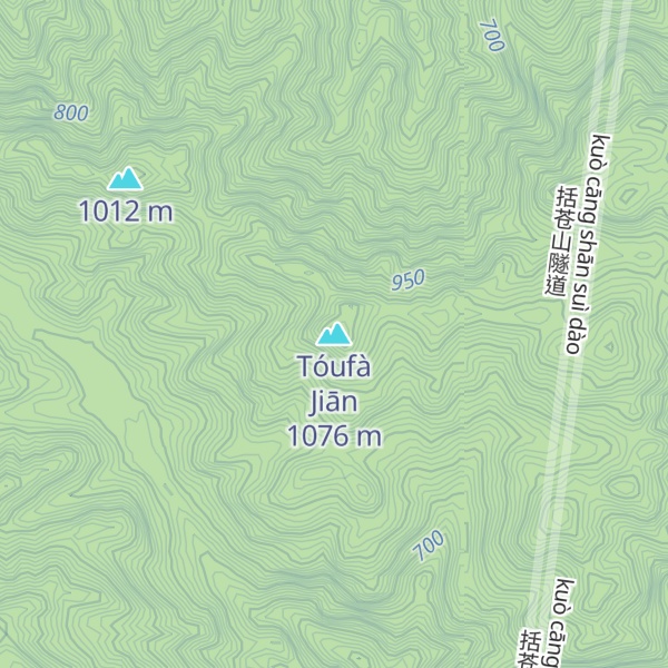 Map of Tóufà Jiān