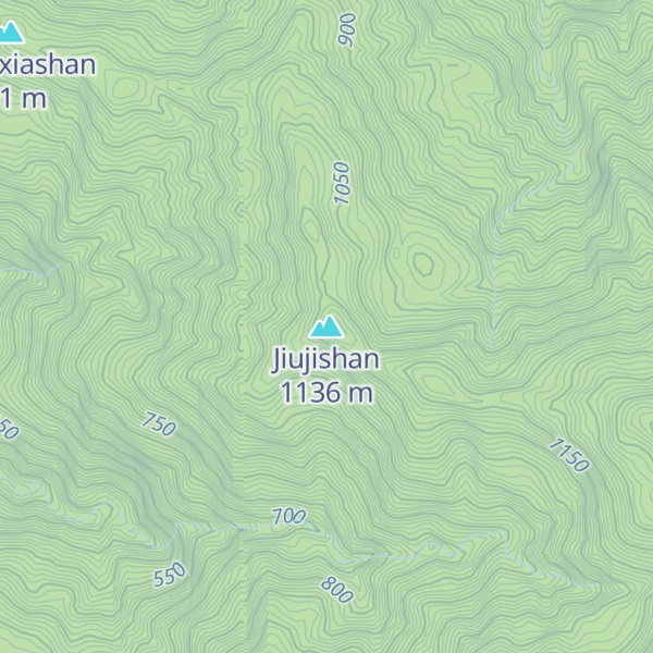 Map of Jiujishan