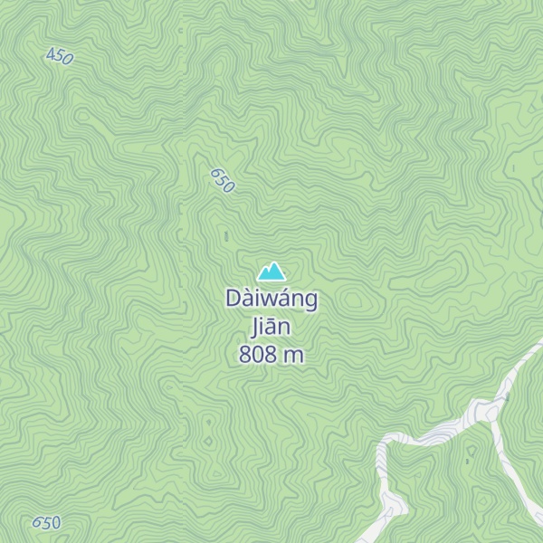 Map of Dàiwáng Jiān
