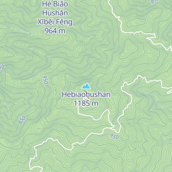 Map of Hebiaohushan