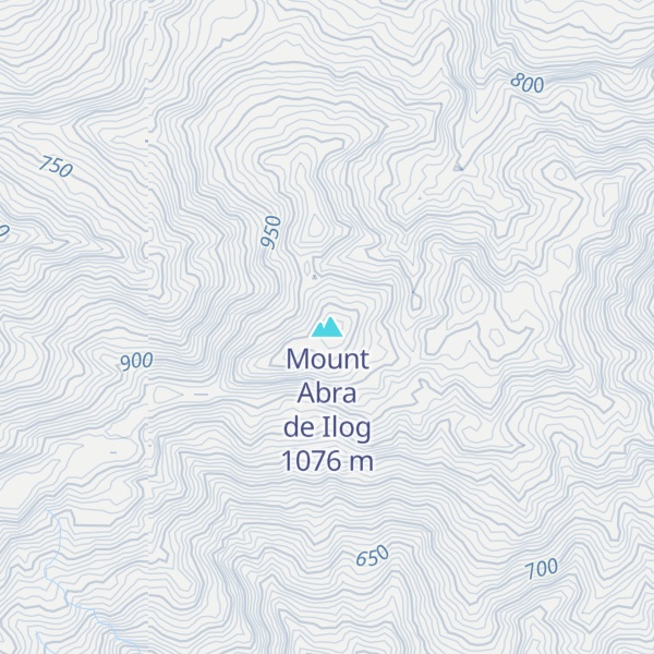 Map of Mount Abra de Ilog