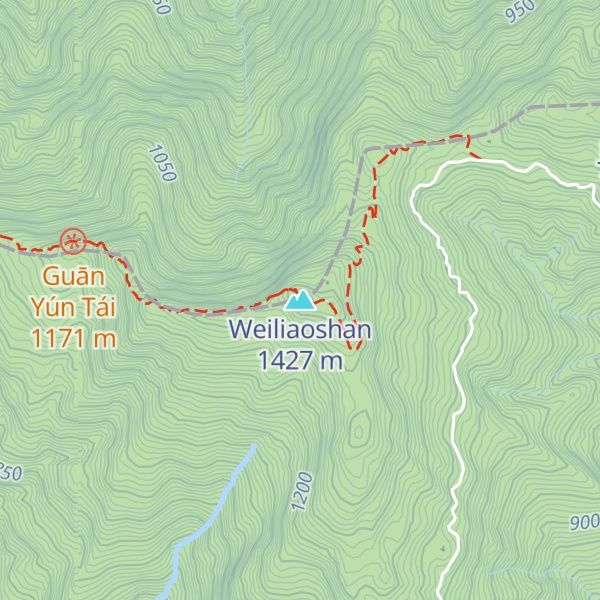 Map of Weiliaoshan