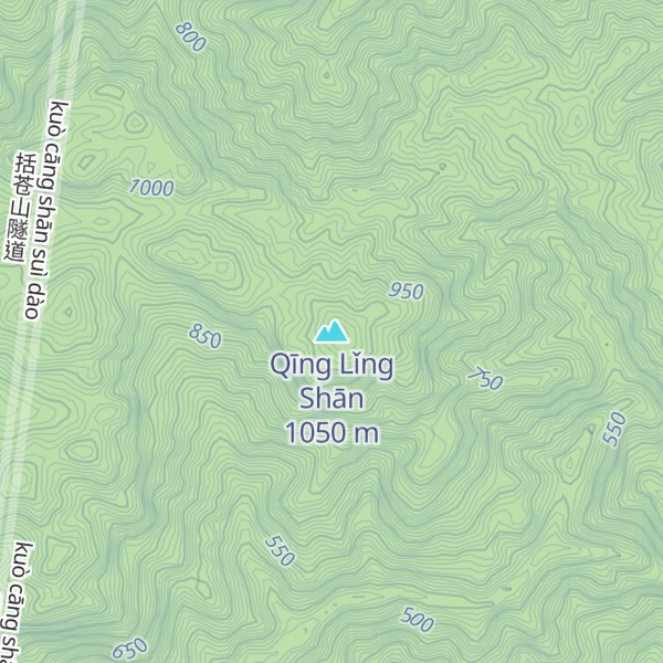 Map of Qīng Lǐng Shān