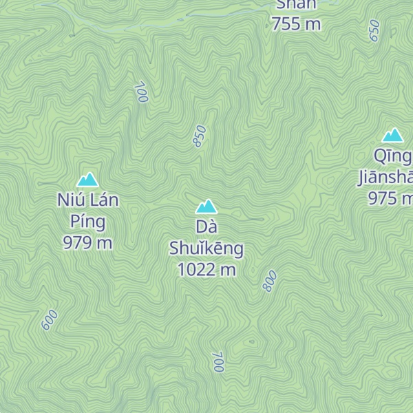 Map of Dà Shuǐkēng