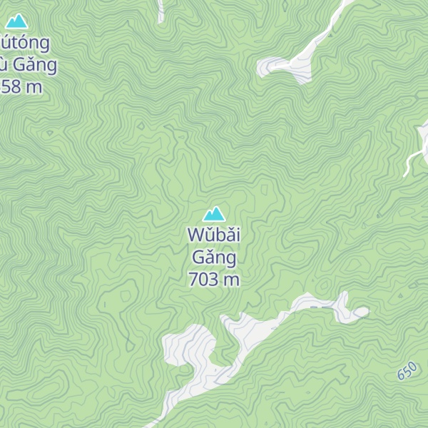 Map of Wǔbǎi Gǎng