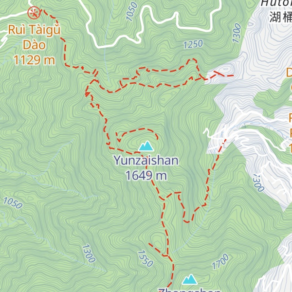 Map of Yunzaishan