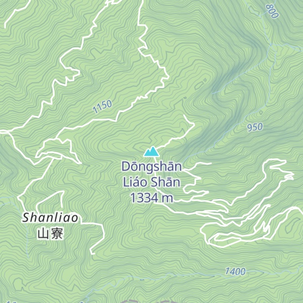 Map of Dōngshān Liáo Shān