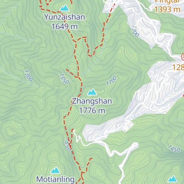 Map of Zhangshan