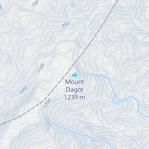 Map of Mount Dagot