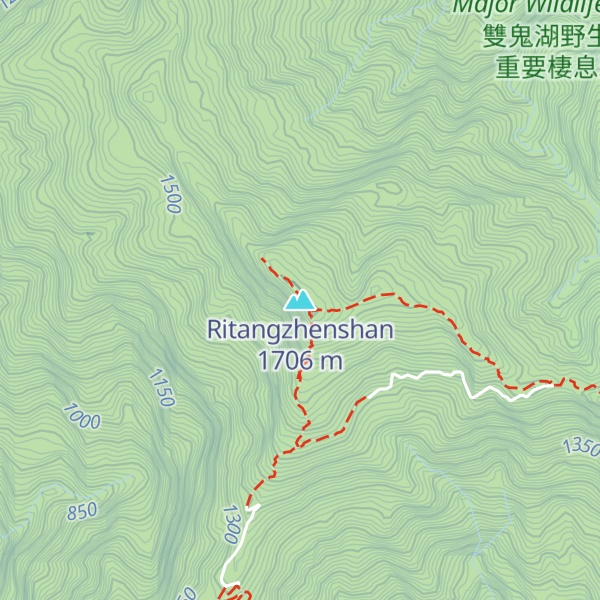Map of Ritangzhenshan