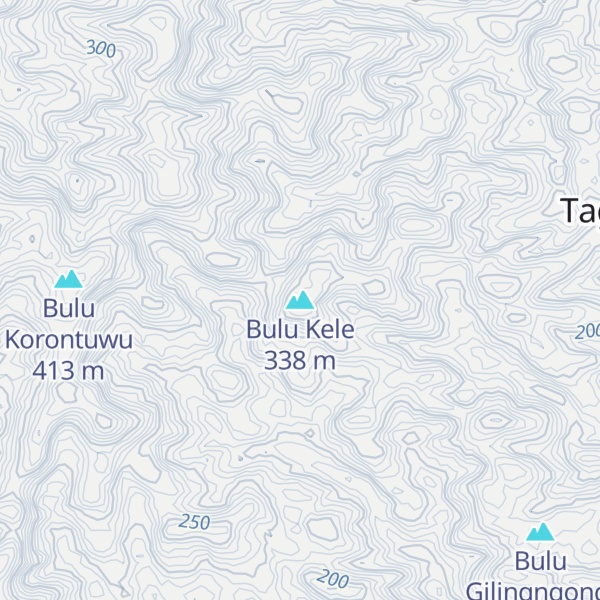 Map of Bulu Kele