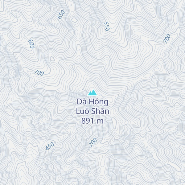 Map of Dà Hóng Luó Shān
