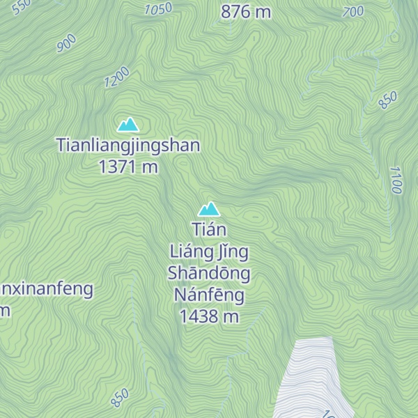 Map of Tián Liáng Jǐng Shāndōng Nánfēng