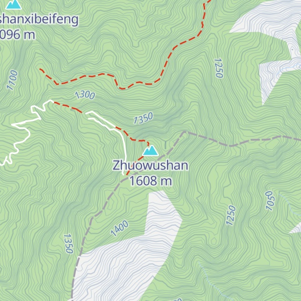 Map of Zhuowushan
