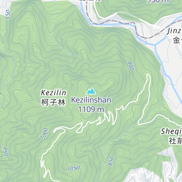 Map of Kezilinshan