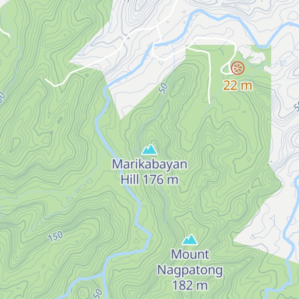 Map of Marikabayan Hill