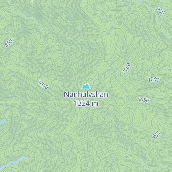 Map of Nanhulvshan