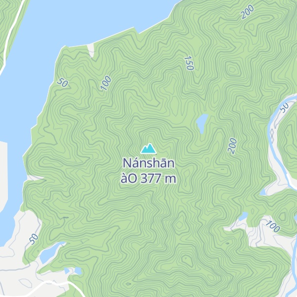 Map of Nánshān àO
