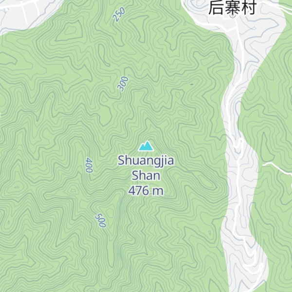 Map of Shuangjia Shan
