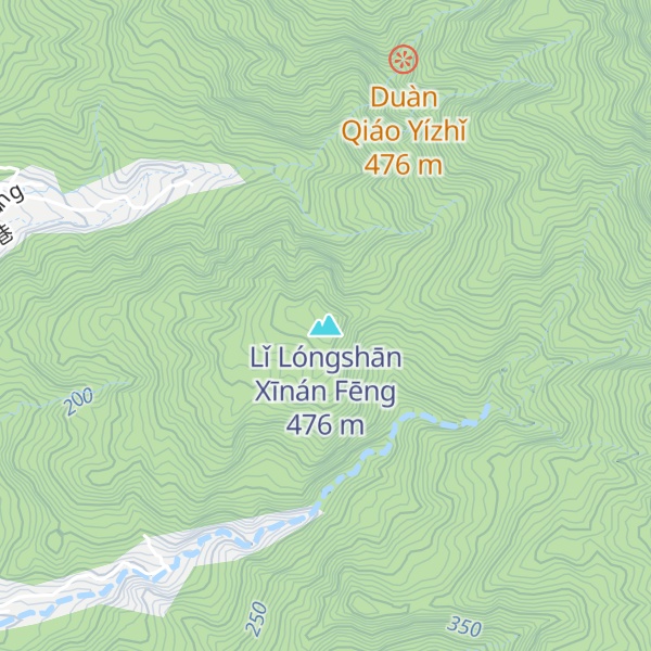 Map of Lǐ Lóngshān Xīnán Fēng