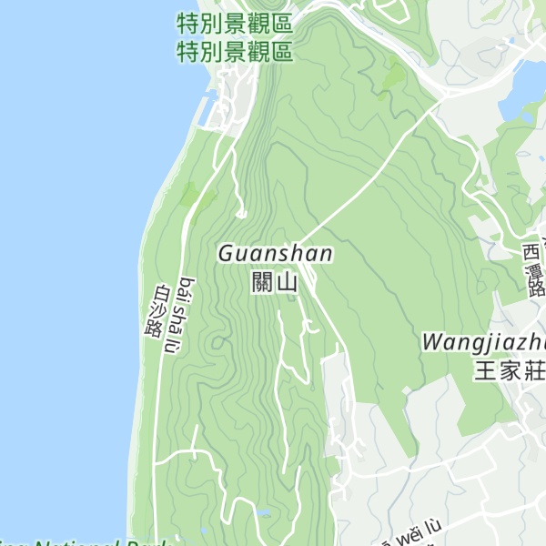 Map of Guan Shan