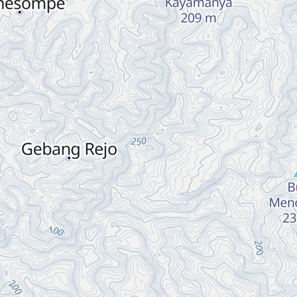 Map of Bulu Pangkaro