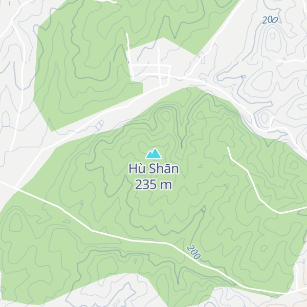 Map of Hù Shān