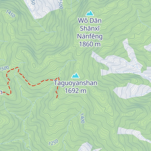 Map of Taguoyanshan