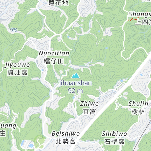 Map of Jihuanshan