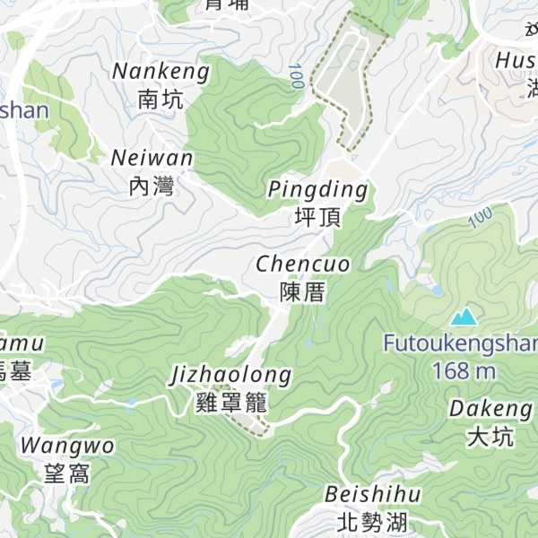 Map of Futoudingwei