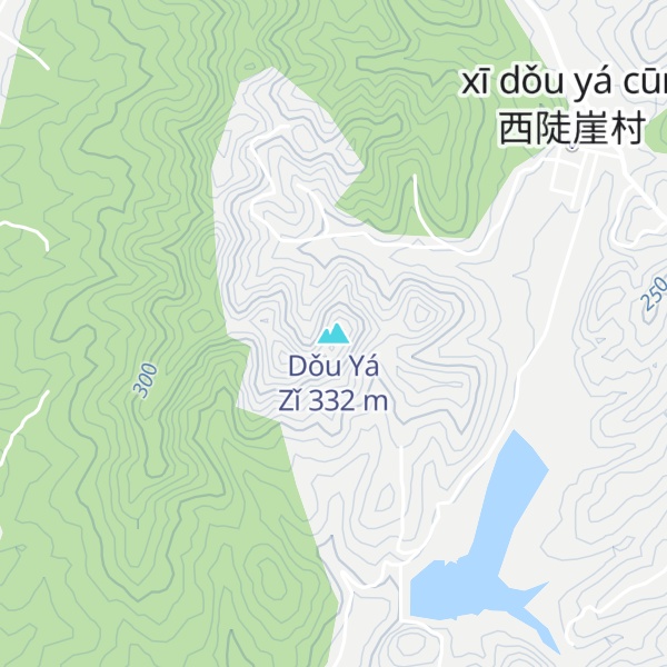 Map of Dǒu Yá Zǐ