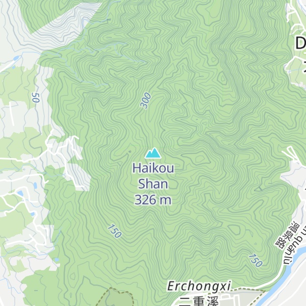 Map of Haikou Shan