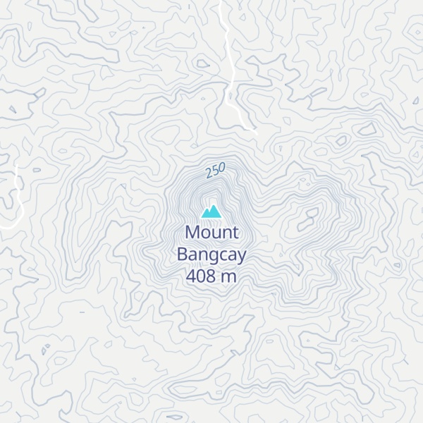 Map of Mount Bangcay