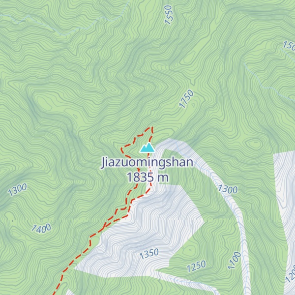 Map of Jiazuomingshan