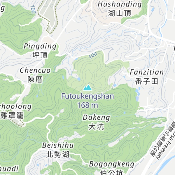 Map of Futoukengshan
