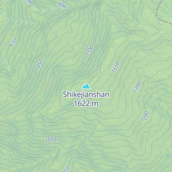 Map of Shikejianshan