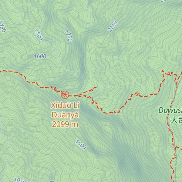 Map of Kuaigu Lodge
