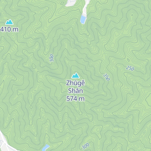 Map of Zhūgě Shān