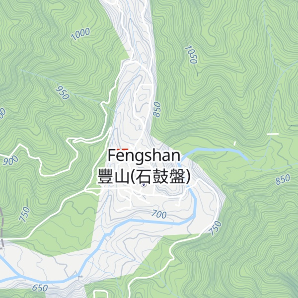 Map of Fēng Shān Guān Jǐng Mín Sù