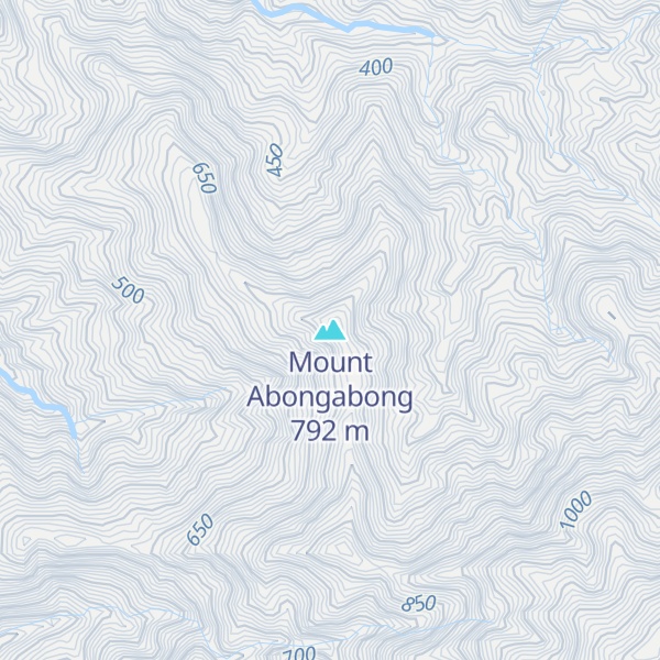 Map of Mount Abongabong