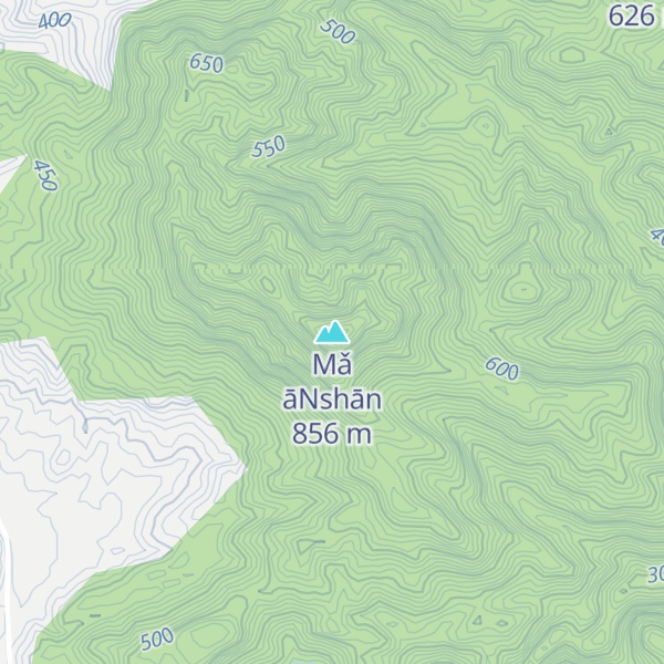 Map of Mǎ āNshān